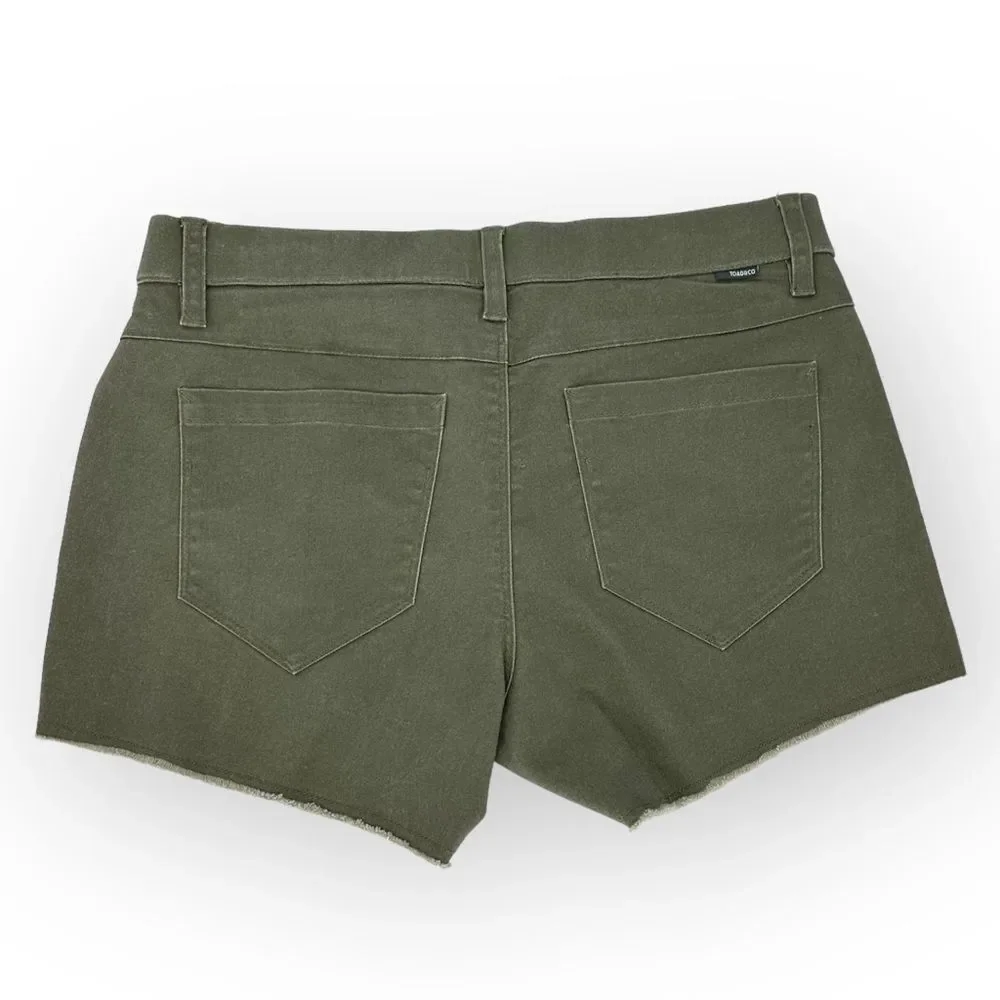 Toad&Co Olive Green Jean Shorts NWT - Picture 4 of 9